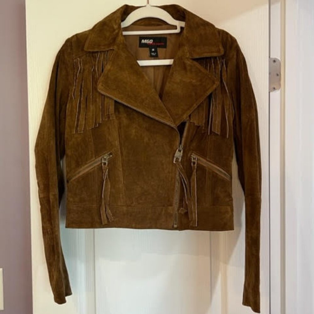 Miss Sixty M60 Suede Leather Jacket